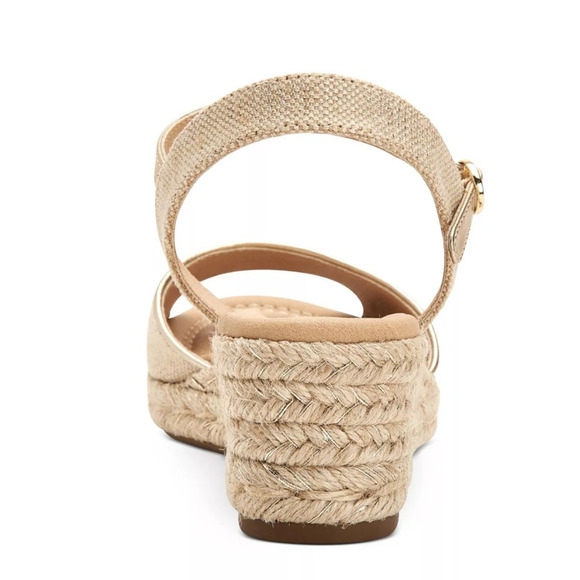 CHARTER CLUB Womens NEW Platform Luchia Peep-Toe Wedge Espadrille Size 12 - Picture 3 of 5